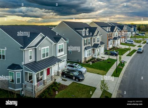 neighborhood stock photo|pictures of subdivisions.